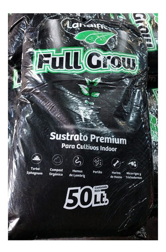 Combo 5 Macetas Geo 10lt + Sustrato Full Grow 50lt Metanoia