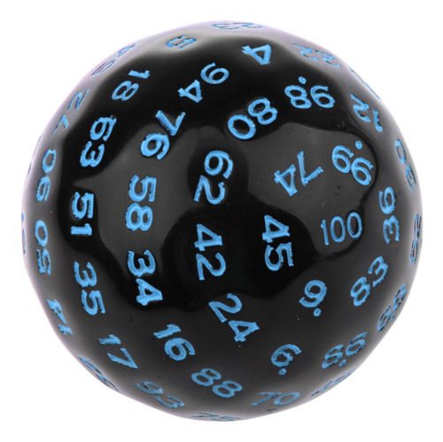 Dados Acrílicos De Varios Lados Juego De Mesa Azul-1 Azul-1