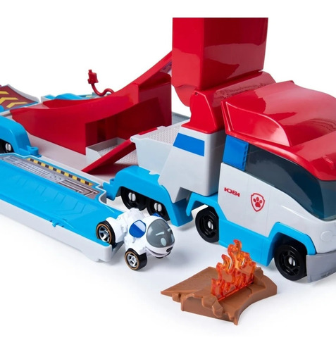 Imagen 3 de 8 de Paw Patroller Camión Que Se Transforma En Pista+robodog