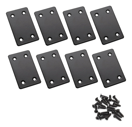 Kyuionty 8pcs Placa De Reparación De Acero Inoxidable Soport