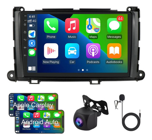 Estéreo Para Toyota Sienna 2011-2014 Android Carplay 2+32g