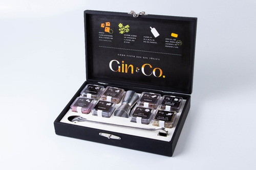 Imagem 6 de 7 de Kit Gin Tônica 8 Especiarias + 2 Taças + Gin&tonic 275ml