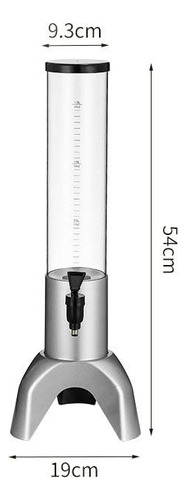 Dispensador De Mesa Mimosa Dispensador De Cerveza 15l Plata