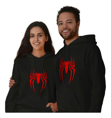 2 Sudaderas Hoodies Spiderman Pareja Pack De Sudaderas