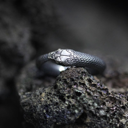 Anillo De Boca Viva De Ouroboros