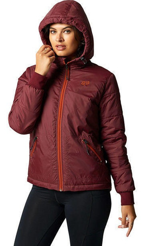 Imagen 3 de 6 de Chaqueta Lifestyle Mujer Gravity Rojo Fox