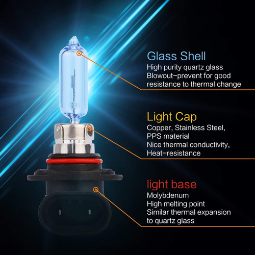 Ampolleta Halógeno Luz Para Chery Tiggo 3 Hb3 9005 12v 65w