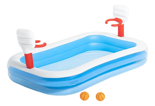 Alberca Inflable Bestway Basquetbol 636l Rectangular