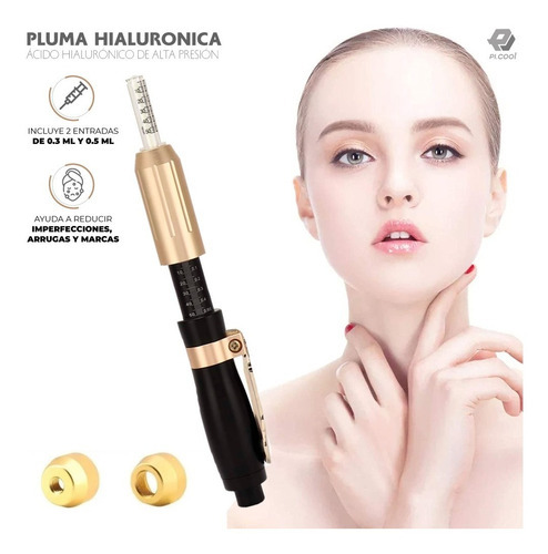 Pluma Hialuronica Facial 2 En 1 Hyaluron Pen 0.3 Ml A 0.5 Ml Tipo De Piel Todo Tipo De Piel