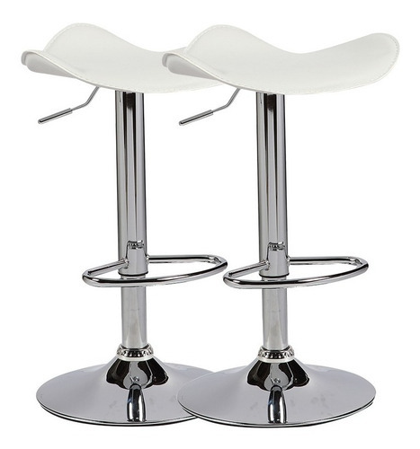 Banco de cozinha Tall Stools X2 Breakfast Bar Tita Bar cor branca