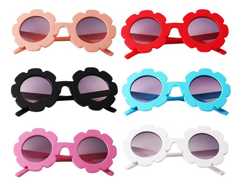 Gafas De Forma De Flor Vintage Para Niños, Uv400, Para