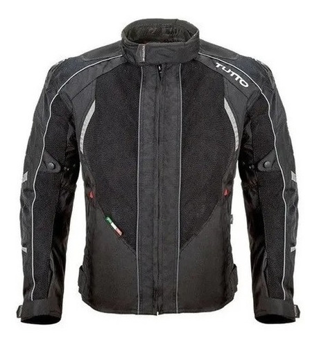 Jaqueta Masculina Tutto Moto New Secca 3 Preta 9xl 10xl 11xl