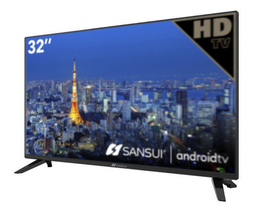 Imagen 3 de 10 de Smart Tv Sansui Smx32v1ha 32 Pulgadas Pantalla Hd Android Tv