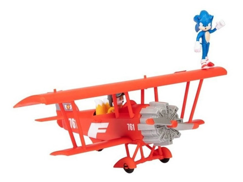 Playset Sonic 2 Pelicula - Avioneta El Tornado