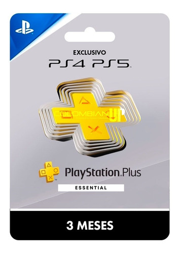 Playstation Plus 3 Meses Para Región Usa Y Colombia Ps5