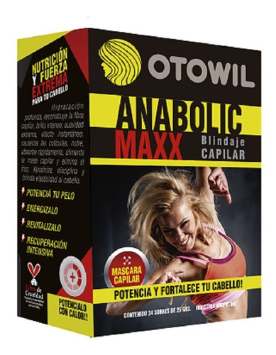 Mascara Capilar Otowil Anabolic Maxx Nutricion Sobre 25g