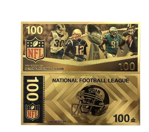 Billete Conmemorativo Nfl 2018