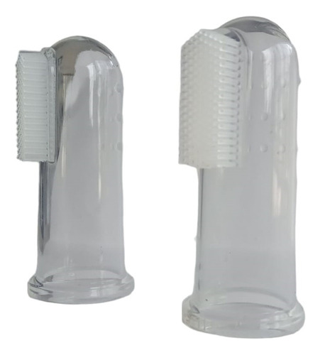 Cepillo De Dientes Para Perro Gato Dedal Suave Kit 2piezas