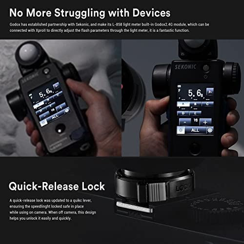 Godox Xproii-s Flash Inalámbrico Para Cámara Sony, Hss Ttl C