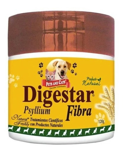 Digestar Fibra Para Perros Y Gatos Frasco X 120 Gr Original