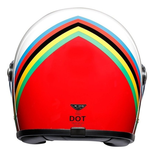 Imagen 3 de 3 de Casco Integral Agv X3000 Gloria Vintage