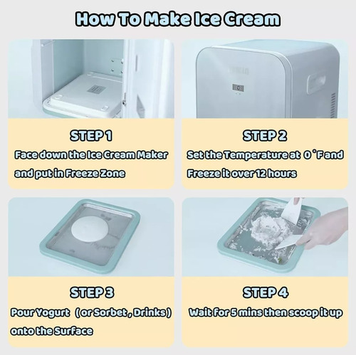 W Plato Plancha Para Hacer Rollos De Helado Nieve