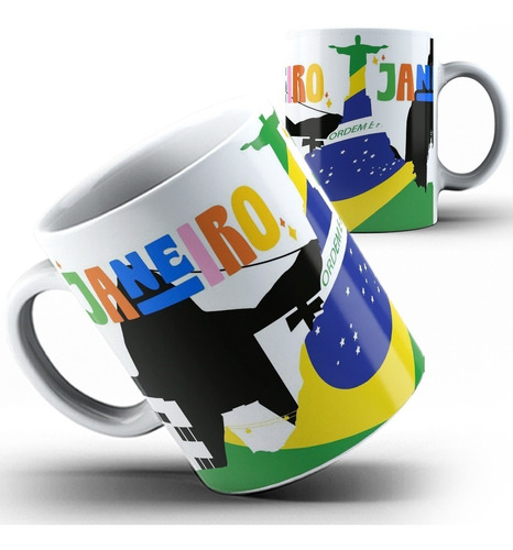 Caneca Xicara Brasil Rio De Janeiro 