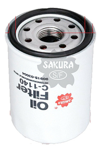 Un Filtro Aceite Sakura Toyota Hiace 4 Cil 2.7l 06/19