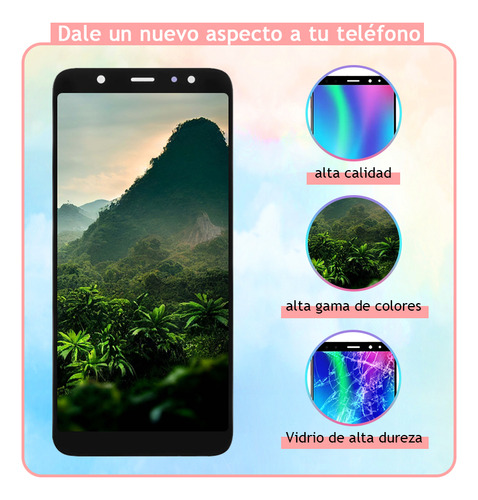 Zhangtuo Pantalla Lcd Para Samsung A6 Plus A605 A605gn A605fn Sm-a605fn/ds A605g/ds A605gn/ds