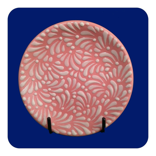 Imagen 7 de 9 de 1 Servicio De Vajilla De Talavera Poblana Rosa Coral Bco