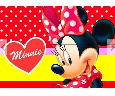 Kit Imprimible Minnie Mouse Roja Tarjetas - Candy Bar Y Mas