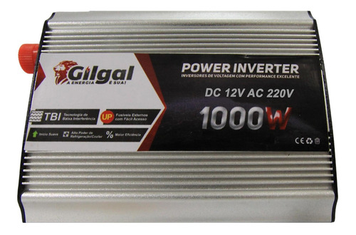 Inversor 1000w 12v Para 220v Motores Leves E Resistivo