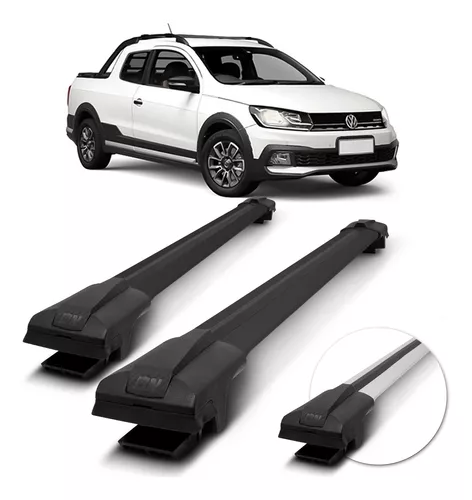 Rack Travessa Larga Para Longarina Volkswagen Saveiro Cross 2015 Eqmax em  Promoção na Americanas