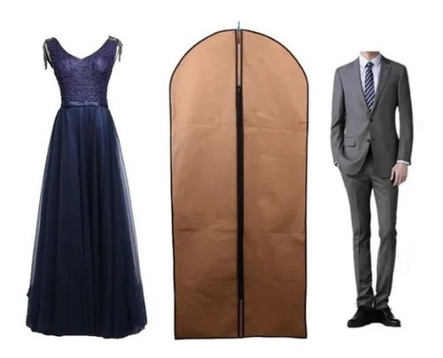 Imagen 3 de 3 de Funda Para Vestidos Trajes Ternos Chaquetas Abrigo (15774-7)