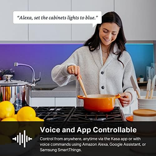 Tira Led Kasa Inteligente, 50 Zonas Rgbic Y Control Vía App
