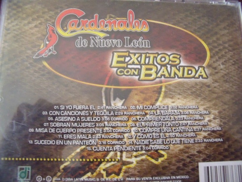 Cd Cardenales De Nuevo Leon, Exitos Con Banda (Usado)