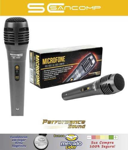 Microfone Performance Sound SC-1003 Dinâmico Cardioide