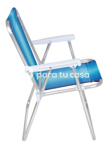 Sillón Playa X 2 Unid Pescador Aluminio Rafia Mor 2101 Ct