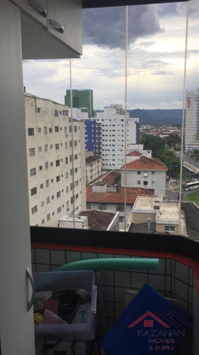 Imagem 2 de 8 de Apartamento 1 Dorm - Sacada- Área De Lazer - Itararé - São Vicente - 4441