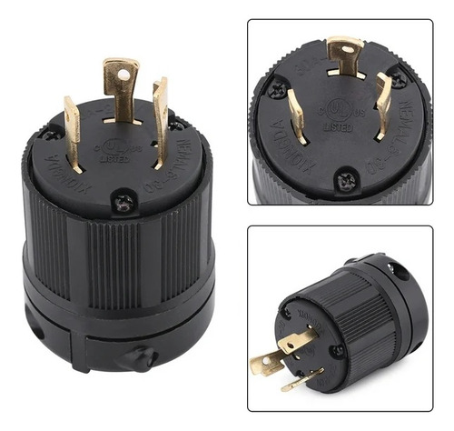 Clavija 3 Polos Para Planta D Luz Clavija Tipo Nema Uso Rudo