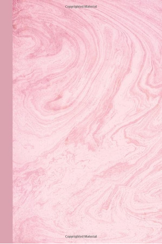 Libro: Sketchbook: Marble (pink) 6x9 - Blank Journal With No