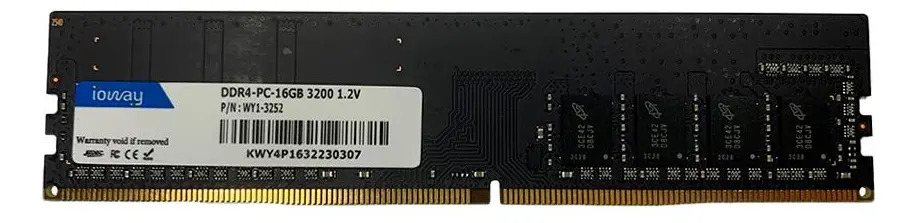 Memória Ram 16gb Ddr4 3200mhz Udimm Ioway