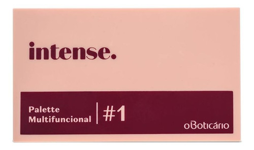Combo Intense Palette Multifuncional Rose + Batom Vermelho