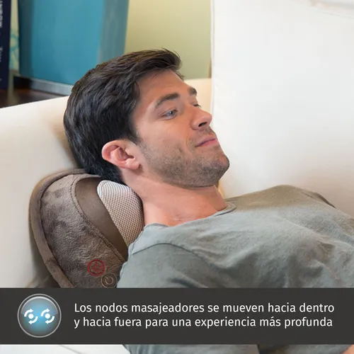 Almohada Masajeadora Shiatsu C calor Y Vibraci n 3d Homedics