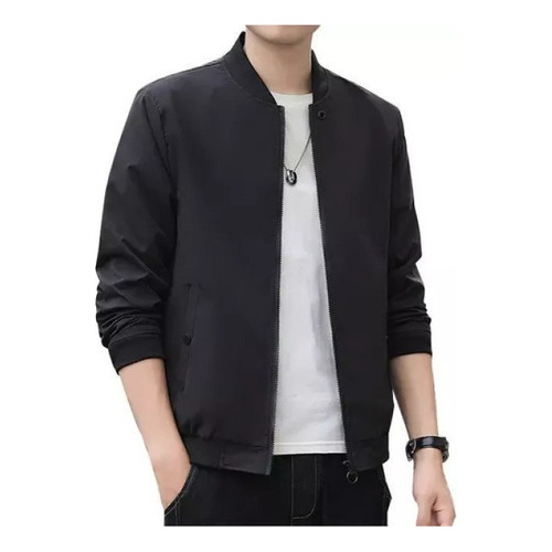 Chaqueta Hombre Chaqueta Casual Elegante Moderna Ligera