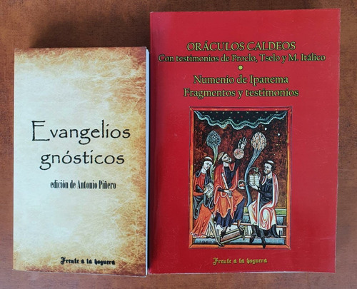 Lote X2 Evangelios Gnósticos Piñeiro Oráculos Caldeos Proclo