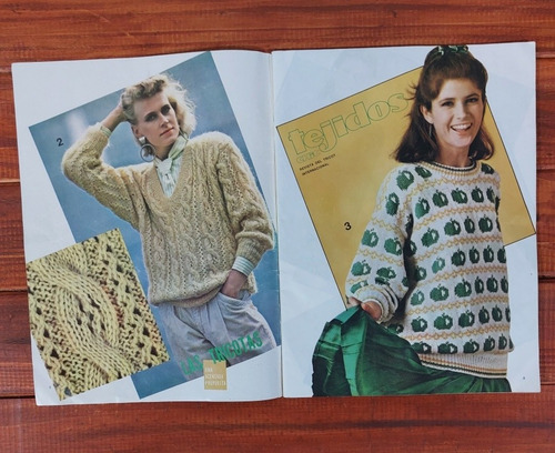 Revista Tejidos Chic 1989 Antigua Usada (Usado)