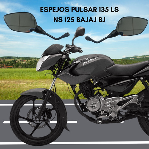 Espejos De Moto Para Pulsar 135 Ls Ns 125 Bajaj Bj