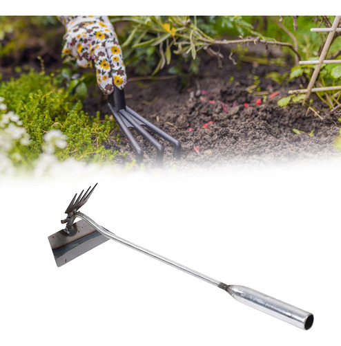 Weeder Multifuncional Para Jarda Weeder 4 Dentes De 40 Cm