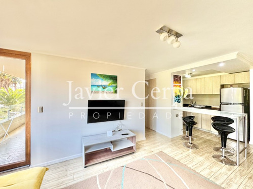 Arriendo De Marzo A Dic / Depto Amoblado A Pasos De Playa